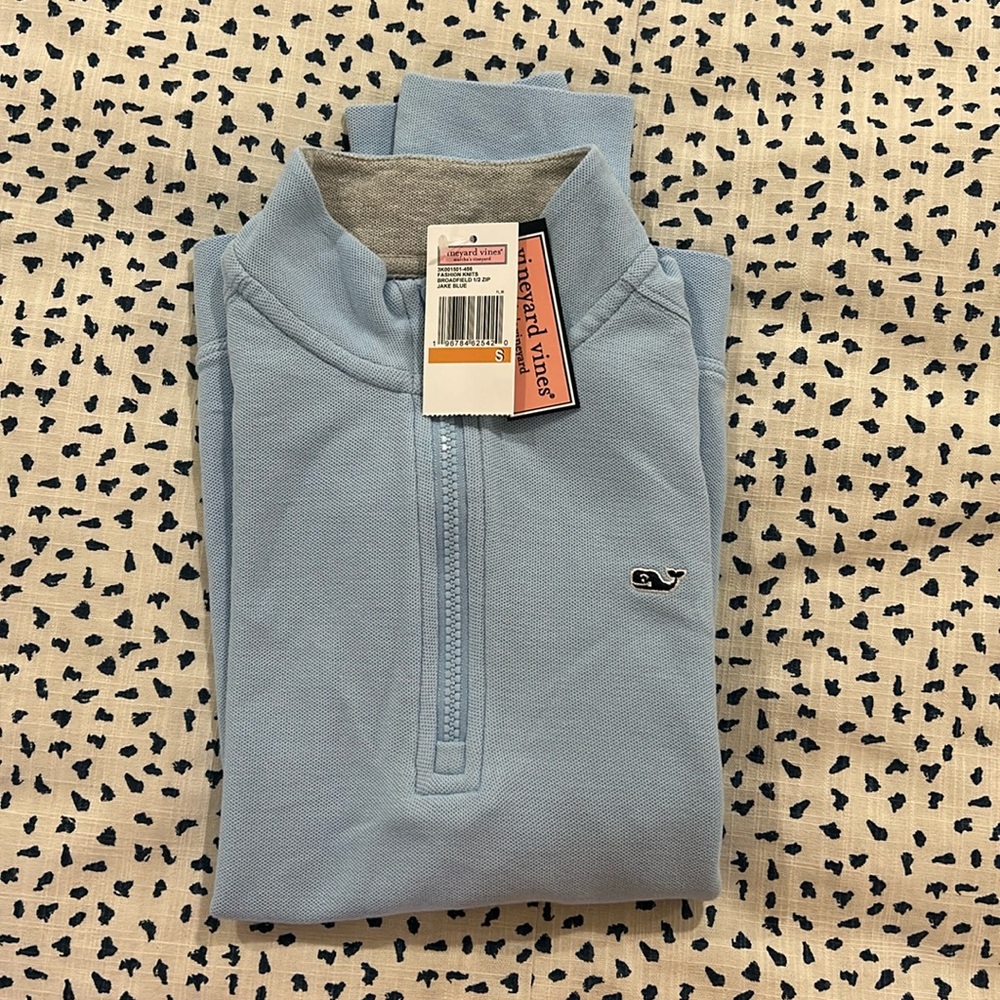 Vineyard Vines NWT Boys long sleeve quarter zip